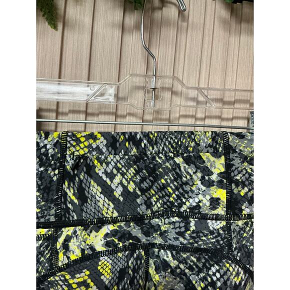 Sweaty Betty Power 7/8 Workout Leggings - Citrus Green Snake Print Size S - Picture 7 of 12